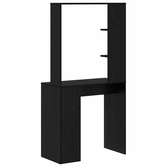 Birou cu raft Stejar Negru 78,5 x 37 x 154,5 cm Lemn compozit - WALTI WALTI