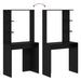 Birou cu raft Stejar Negru 78,5 x 37 x 154,5 cm Lemn compozit - WALTI WALTI