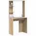 Birou cu raft Stejar Sonoma 78,5 x 37 x 154,5 cm Lemn compozit - WALTI WALTI