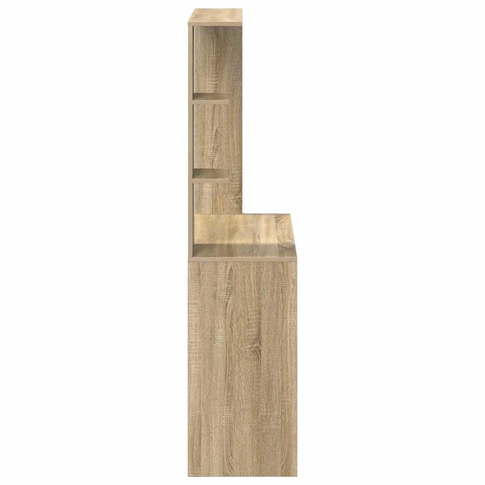 Birou cu raft Stejar Sonoma 78,5 x 37 x 154,5 cm Lemn compozit - WALTI WALTI