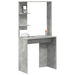 Birou cu raft Gri din beton 78,5 x 37 x 154,5 cm Lemn compozit - WALTI WALTI