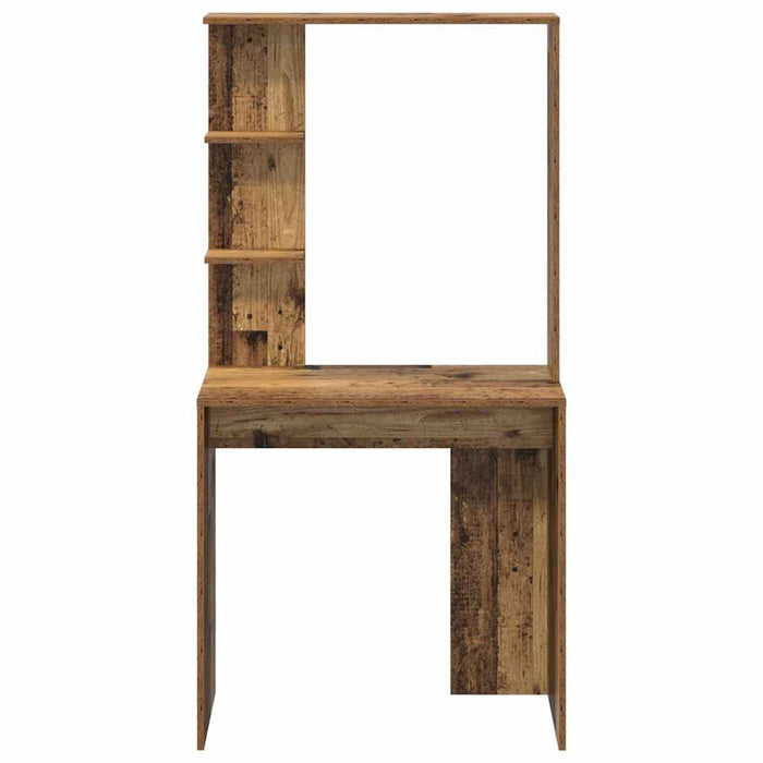 Birou cu raft Lemn Vechi 78,5 x 37 x 154,5 cm Lemn compozit - WALTI WALTI