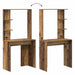 Birou cu raft Lemn Vechi 78,5 x 37 x 154,5 cm Lemn compozit - WALTI WALTI