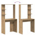 Birou Stejar Artizanal 78,5 x 37 x 154,5 cm Lemn compozit - WALTI WALTI