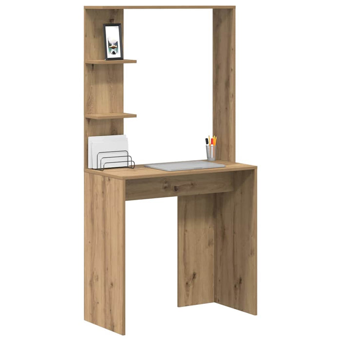 Birou Stejar Artizanal 78,5 x 37 x 154,5 cm Lemn compozit - WALTI WALTI