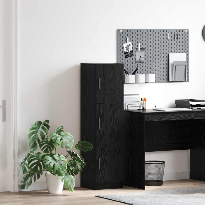 Bufet Stejar Negru 31.5 x 32 x 122.5 cm WALTI