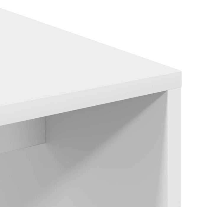Birou cu raft cu depozitare Alb 102 x 50 x 124 cm Lemn compozit - WALTI WALTI
