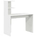 Birou cu raft cu depozitare Alb 102 x 50 x 124 cm Lemn compozit - WALTI WALTI