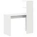Birou cu raft cu depozitare Alb 102 x 50 x 124 cm Lemn compozit - WALTI WALTI