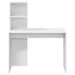Birou cu raft cu depozitare Alb 102 x 50 x 124 cm Lemn compozit - WALTI WALTI