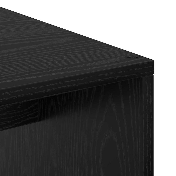Birou cu raft Stejar Negru 102 x 50 x 124 cm Lemn compozit - WALTI WALTI