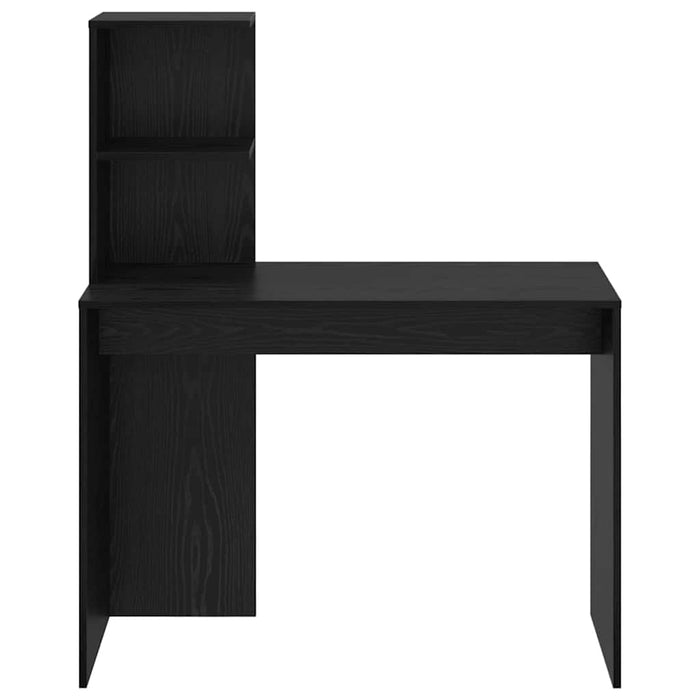 Birou cu raft Stejar Negru 102 x 50 x 124 cm Lemn compozit - WALTI WALTI