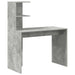 Birou cu raft Gri din beton 102 x 50 x 124 cm Lemn compozit - WALTI WALTI