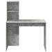 Birou cu raft Gri din beton 102 x 50 x 124 cm Lemn compozit - WALTI WALTI