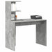 Birou cu raft Gri din beton 102 x 50 x 124 cm Lemn compozit - WALTI WALTI