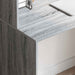 Birou cu raft Gri Sonoma 102 x 50 x 124 cm Lemn compozit - WALTI WALTI