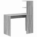 Birou cu raft Gri Sonoma 102 x 50 x 124 cm Lemn compozit - WALTI WALTI