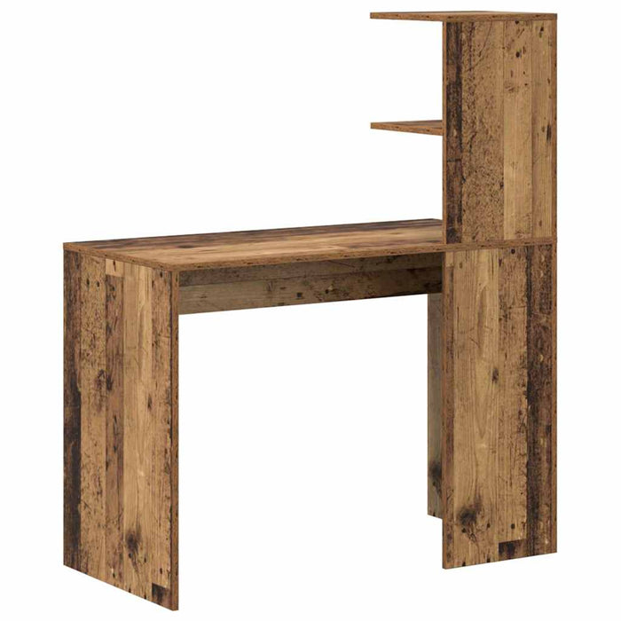Birou cu raft Lemn Vechi 102 x 50 x 124 cm Lemn compozit - WALTI WALTI