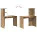 Birou cu raft Stejar Artizanal 102 x 50 x 124 cm Lemn compozit - WALTI WALTI