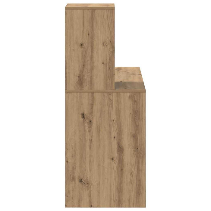 Birou cu raft Stejar Artizanal 102 x 50 x 124 cm Lemn compozit - WALTI WALTI