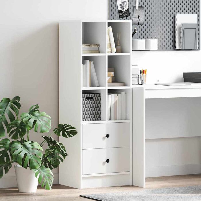 Bufet cu sertar Alb 45.5 x 34 x 127 cm Lemn compozit - WALTI WALTI