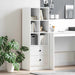 Bufet cu sertar Alb 45.5 x 34 x 127 cm Lemn compozit - WALTI WALTI