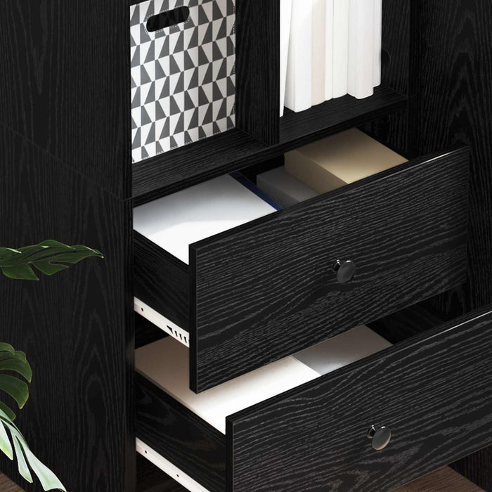 Bufet cu sertar Stejar Negru 45,5 x 34 x 127 cm - WALTI WALTI