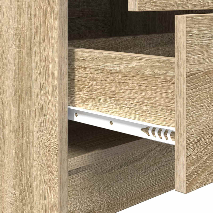 Bufet cu sertar Stejar Sonoma 45,5 x 34 x 127 cm WALTI