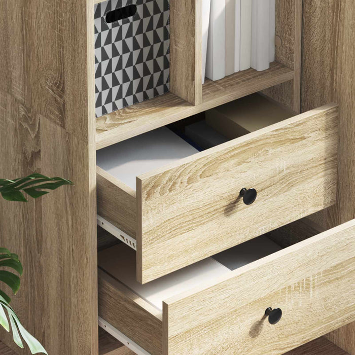 Bufet cu sertar Stejar Sonoma 45,5 x 34 x 127 cm WALTI