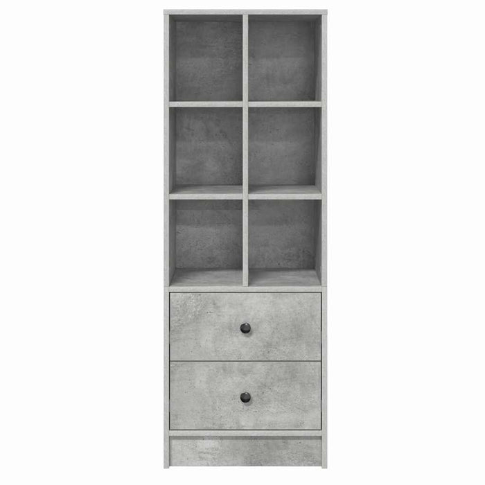 Bufet cu sertar Gri beton 45.5 x 34 x 127 cm Lemn compozit - WALTI WALTI