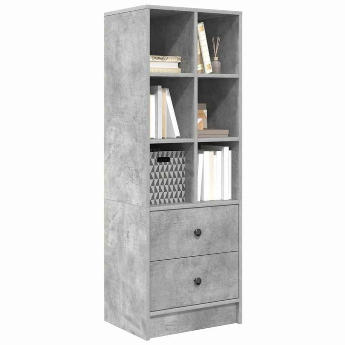 Bufet cu sertar Gri beton 45.5 x 34 x 127 cm Lemn compozit - WALTI WALTI