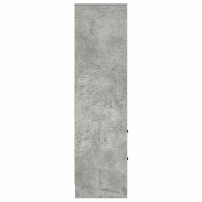Bufet cu sertar Gri beton 45.5 x 34 x 127 cm Lemn compozit - WALTI WALTI