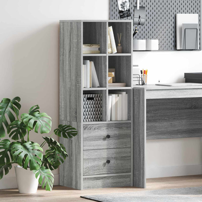 Bufet cu sertar Gri Sonoma 45,5 x 34 x 127 cm - WALTI WALTI
