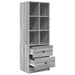 Bufet cu sertar Gri Sonoma 45,5 x 34 x 127 cm - WALTI WALTI
