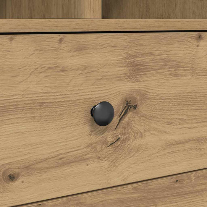 Bufet stejar artizanal 45.5 x 34 x 127 cm Lemn compozit - WALTI WALTI
