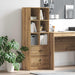 Bufet stejar artizanal 45.5 x 34 x 127 cm Lemn compozit - WALTI WALTI