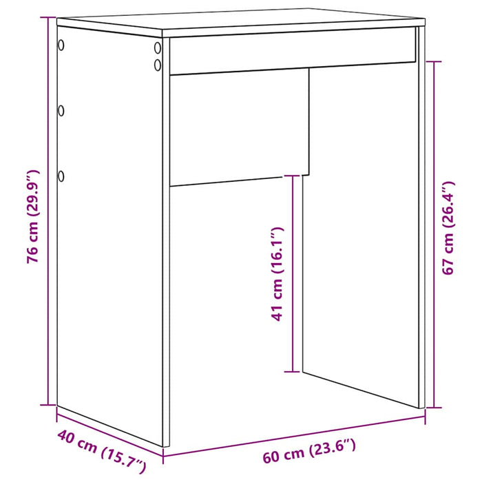 Birou Lemn vechi 60 x 40 x 76 cm - WALTI WALTI
