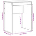 Birou Stejar Artizanal 60 x 40 x 76 cm - WALTI WALTI