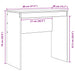 Birou Alb 80 x 40 x 76 cm - WALTI WALTI