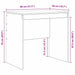 Birou Stejar Artizanal 80 x 50 x 76 cm - WALTI WALTI