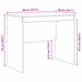 Birou Gri Sonoma 90 x 50 x 76 cm - WALTI WALTI