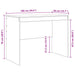 Birou Alb 100 x 50 x 76 cm - WALTI WALTI