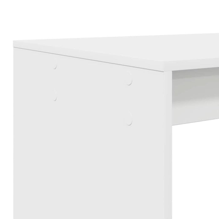 Birou cu raft Alb 108 x 55 x 103.5 cm Lemn compozit - WALTI WALTI