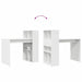 Birou cu raft Alb 108 x 55 x 103.5 cm Lemn compozit - WALTI WALTI