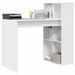 Birou cu raft Alb 108 x 55 x 103.5 cm Lemn compozit - WALTI WALTI