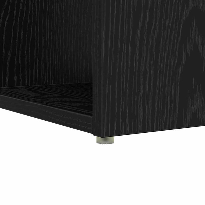 Birou cu raft Stejar negru 108 x 55 x 103.5 cm Lemn compozit - WALTI WALTI