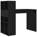 Birou cu raft Stejar negru 108 x 55 x 103.5 cm Lemn compozit - WALTI WALTI