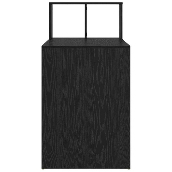 Birou cu raft Stejar negru 108 x 55 x 103.5 cm Lemn compozit - WALTI WALTI