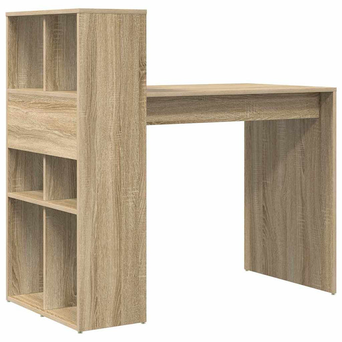 Birou cu raft Stejar sonoma 108 x 55 x 103.5 cm Lemn compozit - WALTI WALTI