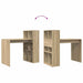 Birou cu raft Stejar sonoma 108 x 55 x 103.5 cm Lemn compozit - WALTI WALTI